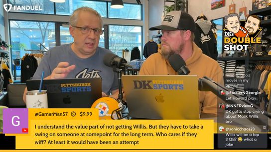 DK’s Double Shot of Steelers: Nothing at QB? taken in Downtown (Videos)